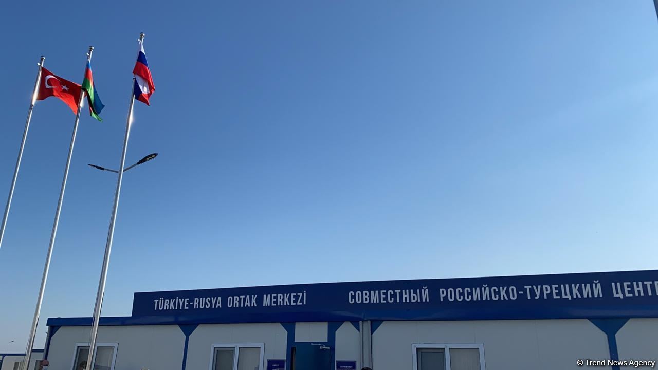 Azerbaijani, foreign journalists visit Turkish-Russian Monitoring Center in Aghdam (PHOTO/VIDEO)