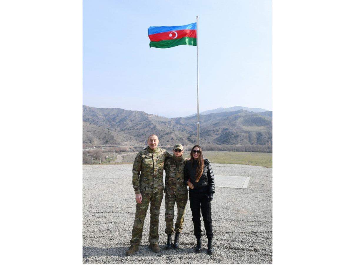 Azerbaijani President Ilham Aliyev, First Lady Mehriban Aliyeva visit Lachin (VIDEO)