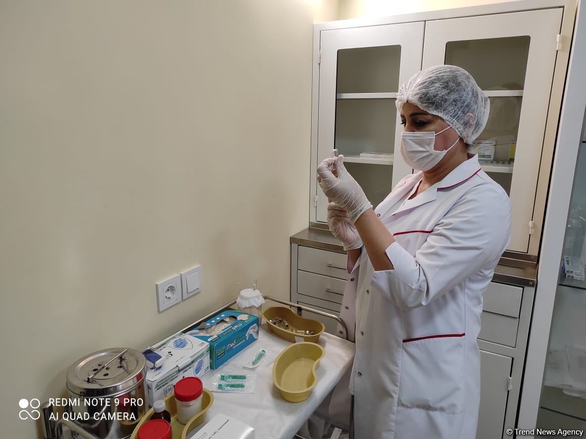 Azerbaijan begins vaccination of military personnel - Trend TV reports (PHOTO)