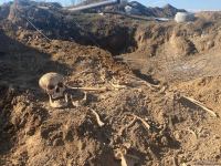 Fragments of human skeleton found in Azerbaijani Aghdam's water canal - Trend TV