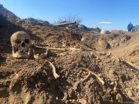 Fragments of human skeleton found in Azerbaijani Aghdam's water canal - Trend TV