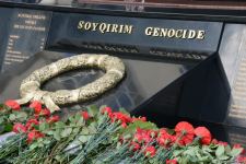 Azerbaijani population honoring memory of victims of Khojaly genocide (PHOTO)