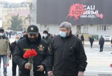 Azerbaijani population honoring memory of victims of Khojaly genocide (PHOTO)