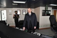 Azerbaijani president, first lady attend sail away of 'Academician Zarifa Aliyeva' ship, launch of first Ro-Pax type 'Azerbaijan' ferry boat (PHOTO)