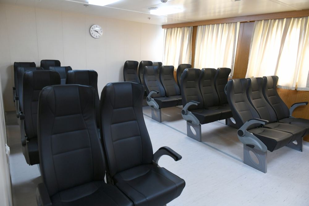 Azerbaijani president, first lady attend sail away of 'Academician Zarifa Aliyeva' ship, launch of first Ro-Pax type 'Azerbaijan' ferry boat (PHOTO)