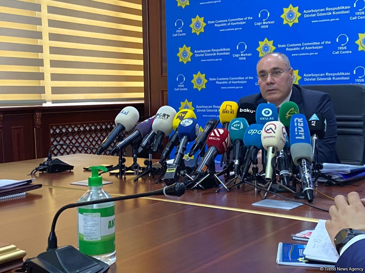 Azerbaijani State Customs Committee chairman names most-imported products for 2020
