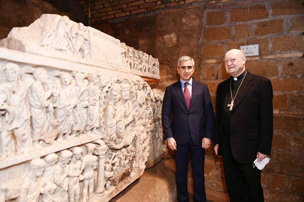 Initiated by Mehriban Aliyeva, Heydar Aliyev Foundation makes new contribution to protection of world and religious heritage in Vatican (PHOTO)