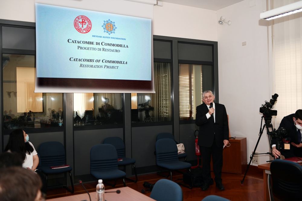Initiated by Mehriban Aliyeva, Heydar Aliyev Foundation makes new contribution to protection of world and religious heritage in Vatican (PHOTO)