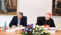 Initiated by Mehriban Aliyeva, Heydar Aliyev Foundation makes new contribution to protection of world and religious heritage in Vatican (PHOTO)