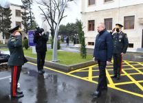 President Ilham Aliyev attends opening of Internal Troops` newly-built military unit (PHOTO)