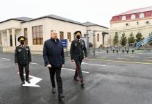 President Ilham Aliyev attends opening of Internal Troops` newly-built military unit (PHOTO)