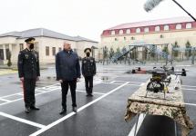 President Ilham Aliyev attends opening of Internal Troops` newly-built military unit (PHOTO)