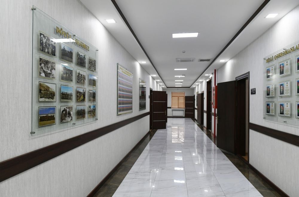 President Ilham Aliyev attends opening of Internal Troops` newly-built military unit (PHOTO)