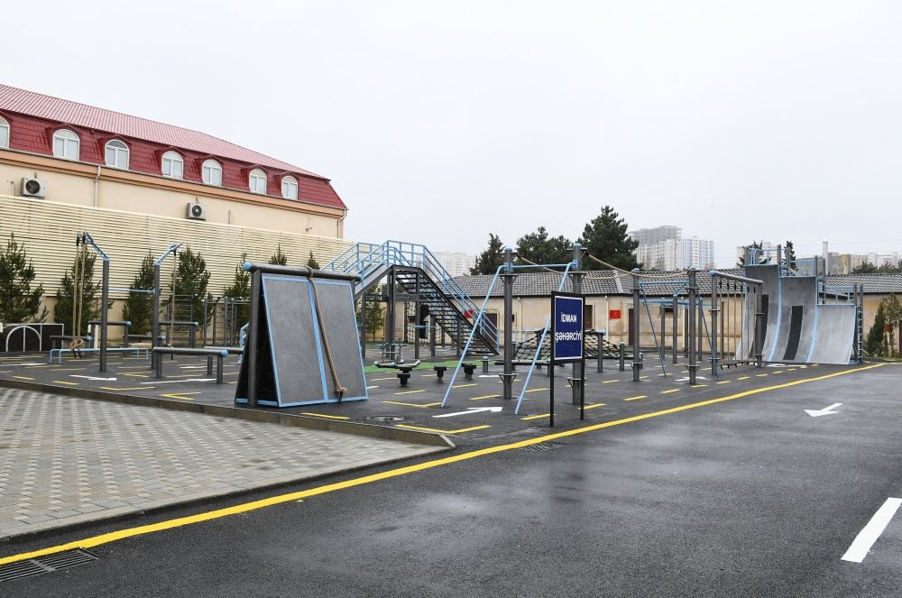 President Ilham Aliyev attends opening of Internal Troops` newly-built military unit (PHOTO)