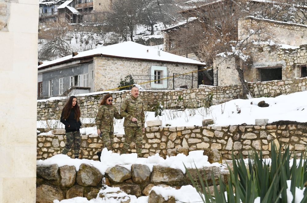 Azerbaijani President, First Lady visit Fuzuli and Khojavand districts (PHOTO)