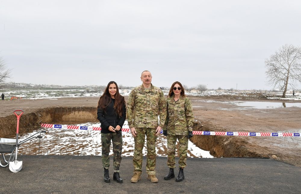 Azerbaijani President, First Lady visit Fuzuli and Khojavand districts (PHOTO)
