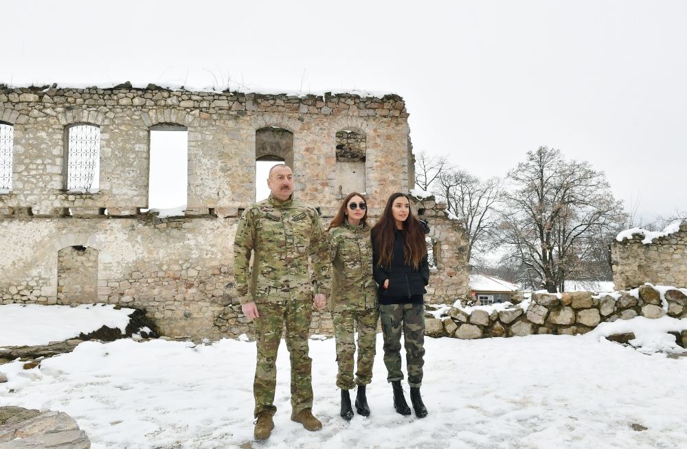 Azerbaijani President, First Lady visit Fuzuli and Khojavand districts (PHOTO)