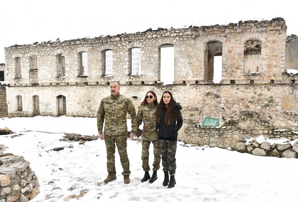 Azerbaijani President, First Lady visit Fuzuli and Khojavand districts (PHOTO)