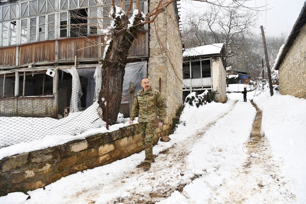 Azerbaijani President, First Lady visit Fuzuli and Khojavand districts (PHOTO)