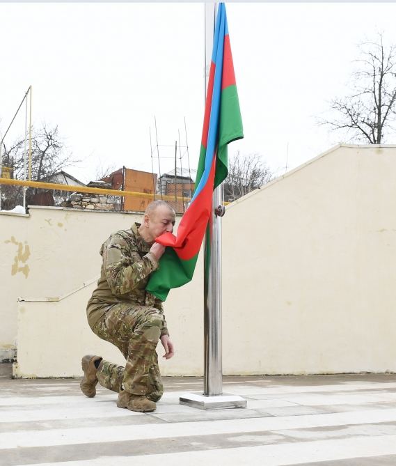 Azerbaijani President, First Lady visit Fuzuli and Khojavand districts (PHOTO)