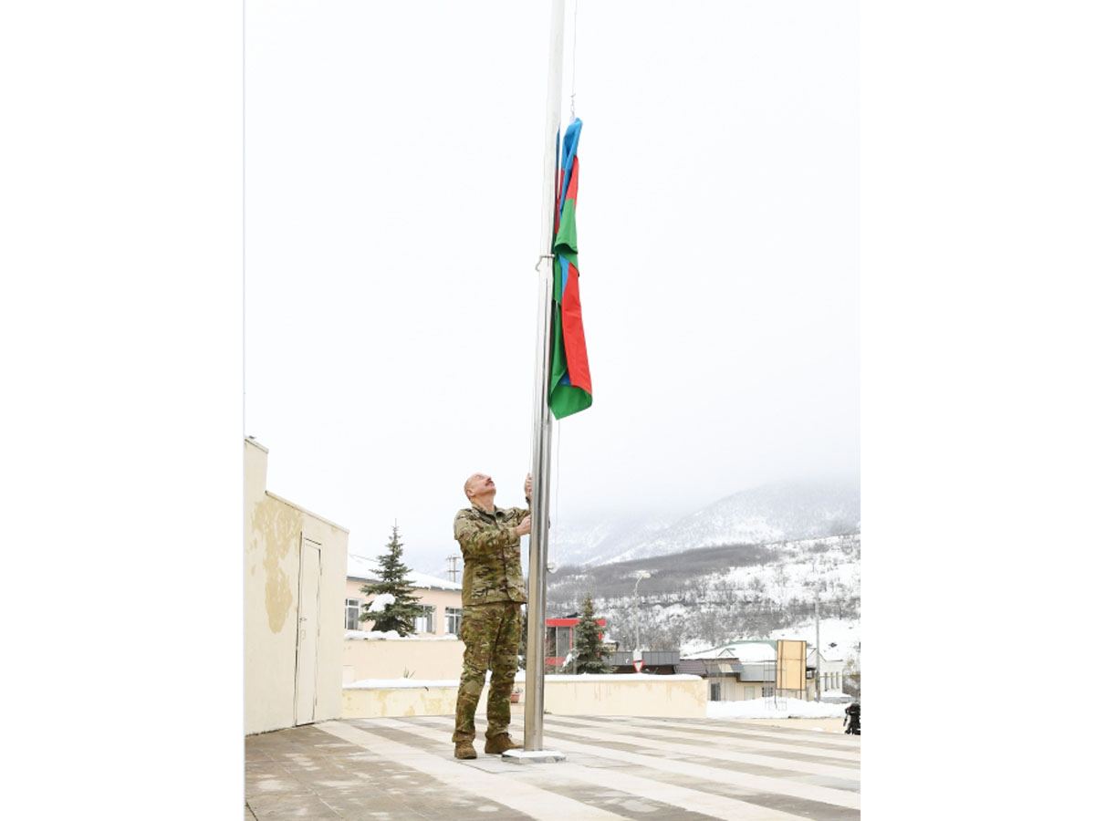 Today we returned here as owners of these lands - Azerbaijani president