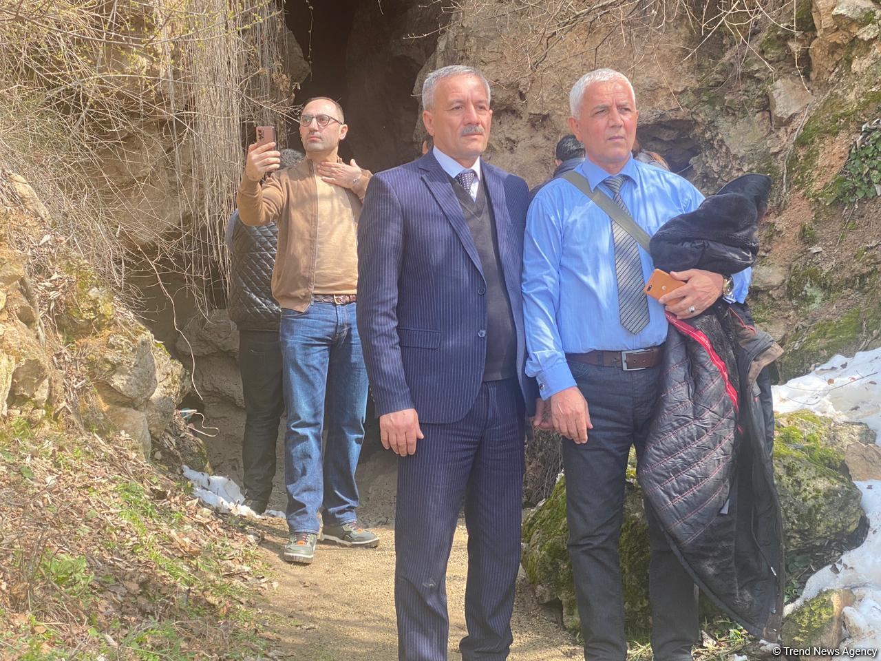 Media representatives visit Azykh cave in Azerbaijan's Khojavend (PHOTO)