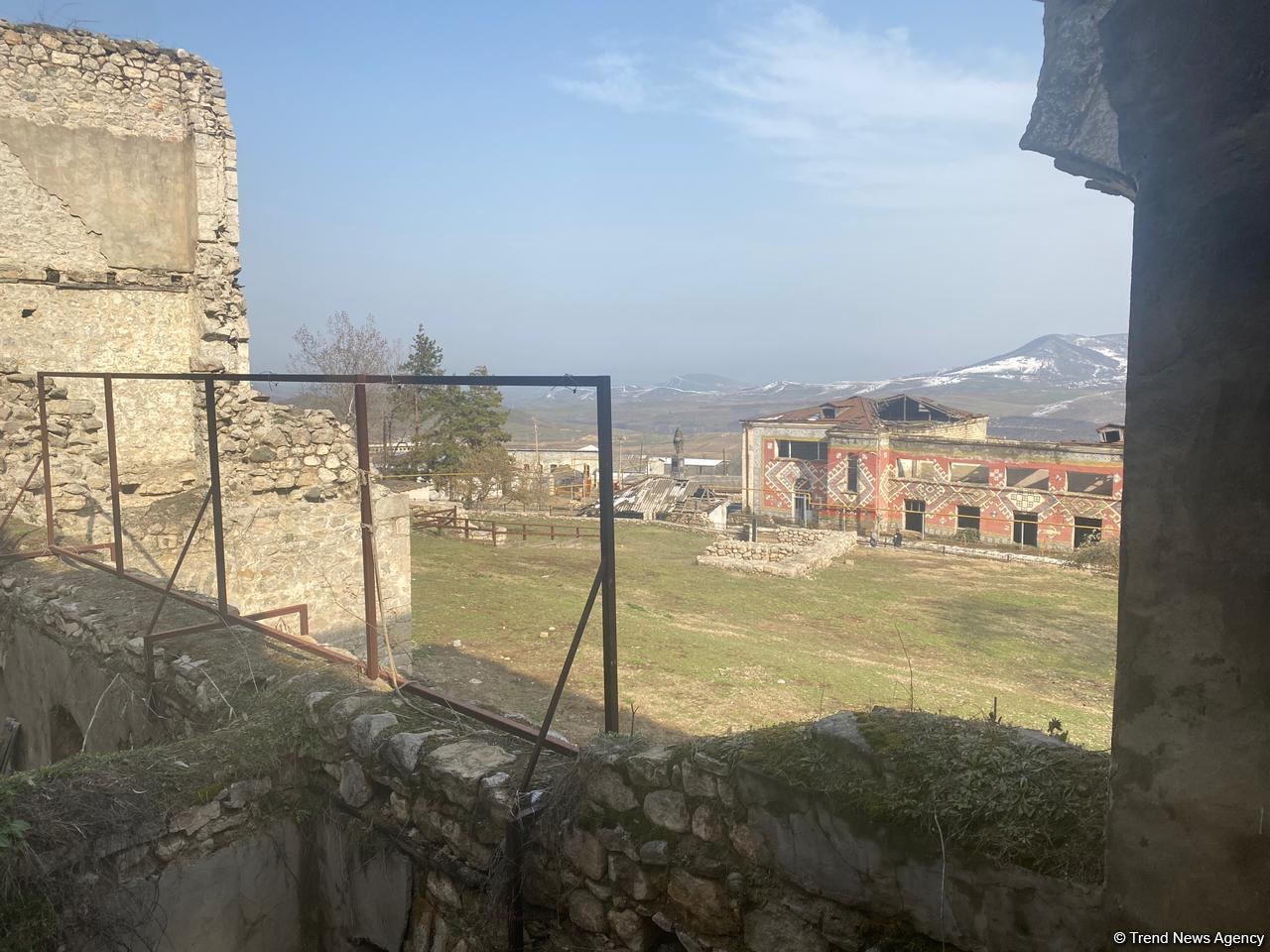 Azerbaijani journalists visit liberated Tugh village of Khojavand district (PHOTO/VIDEO)