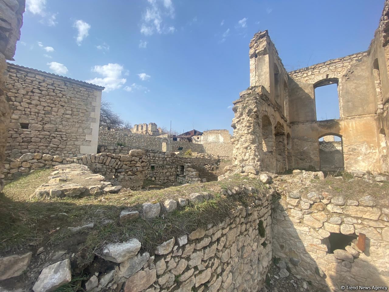 Azerbaijani journalists visit liberated Tugh village of Khojavand district (PHOTO/VIDEO)