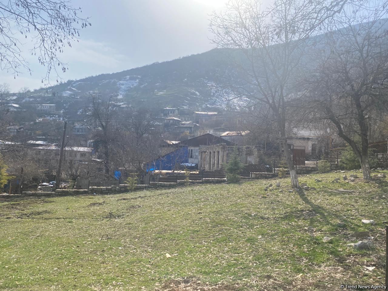 Azerbaijani journalists visit liberated Tugh village of Khojavand district (PHOTO/VIDEO)