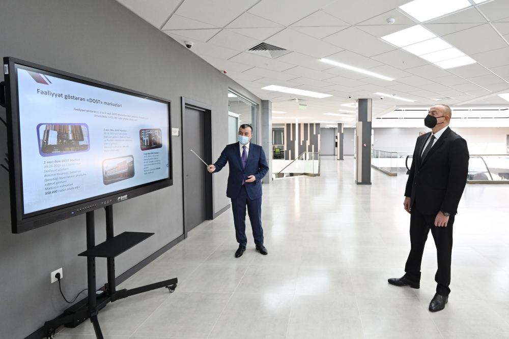 President Ilham Aliyev attends opening ceremony of another DOST Center in Baku (PHOTO)