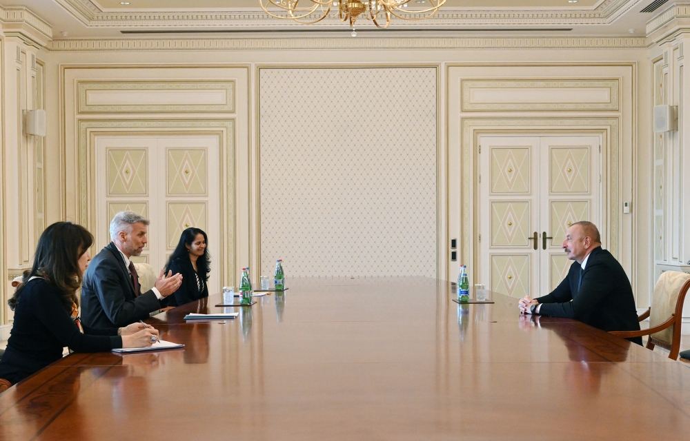 Azerbaijani president receives World Bank's regional director