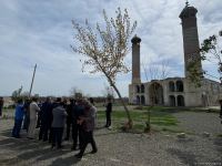 OIC reps pray in Juma Mosque during visit to Azerbaijan’s Aghdam district (PHOTO/VIDEO)