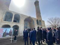 Heads of Azerbaijani religious confessions visit Aghdam Juma Mosque (PHOTO)