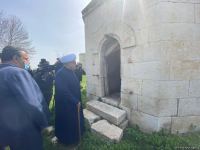Religious figures of Azerbaijan view ruined monuments in liberated Aghdam (PHOTO/VIDEO)