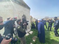 Religious figures of Azerbaijan view ruined monuments in liberated Aghdam (PHOTO/VIDEO)