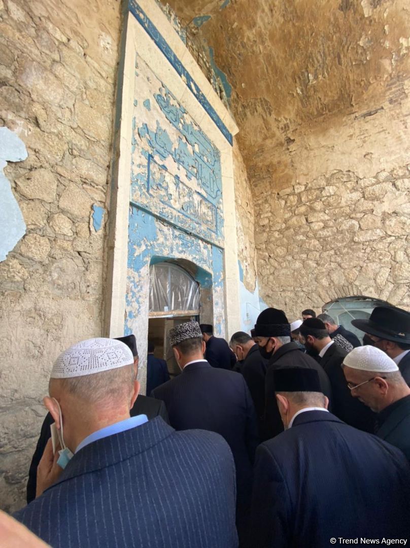 Heads of Azerbaijani religious confessions visit Aghdam Juma Mosque (PHOTO)