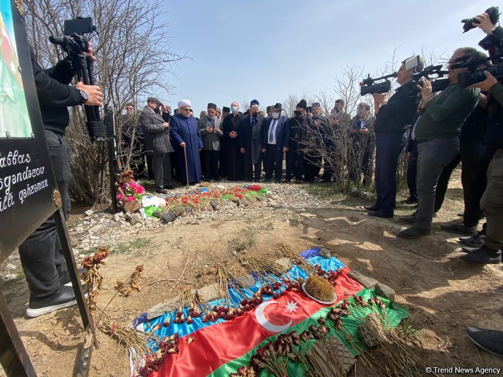 Azerbaijan's top religious officials visit graves of martyrs in liberated Aghdam (PHOTO/VIDEO)