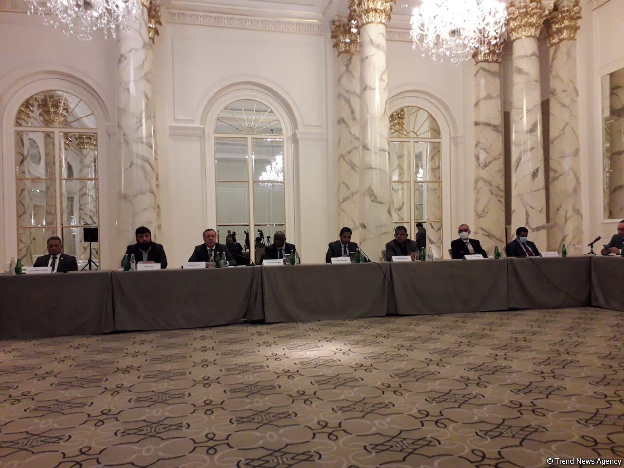 OIC delegation holding press conference in Baku (PHOTO/VIDEO)