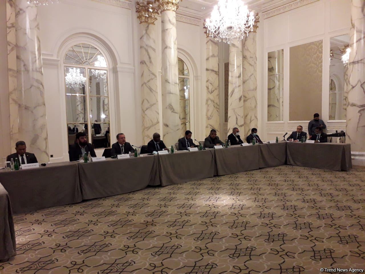 OIC delegation holding press conference in Baku (PHOTO/VIDEO)