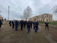 Delegation of Turkic Council reviews building of Aghdam Drama Theater destroyed by Armenians (PHOTO)