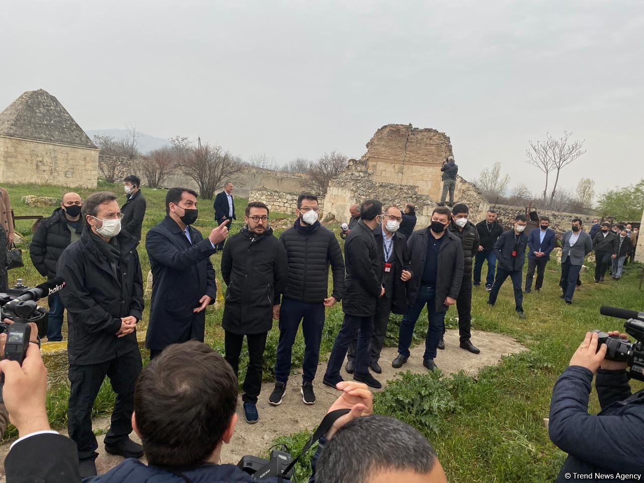 Delegation of Turkic Council visits Imarat cemetery destroyed by Armenians (PHOTO/VIDEO)