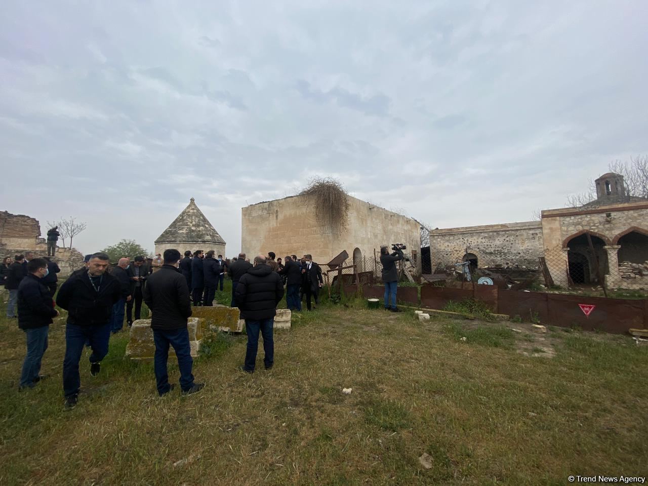 Delegation of Turkic Council visits Imarat cemetery destroyed by Armenians (PHOTO/VIDEO)