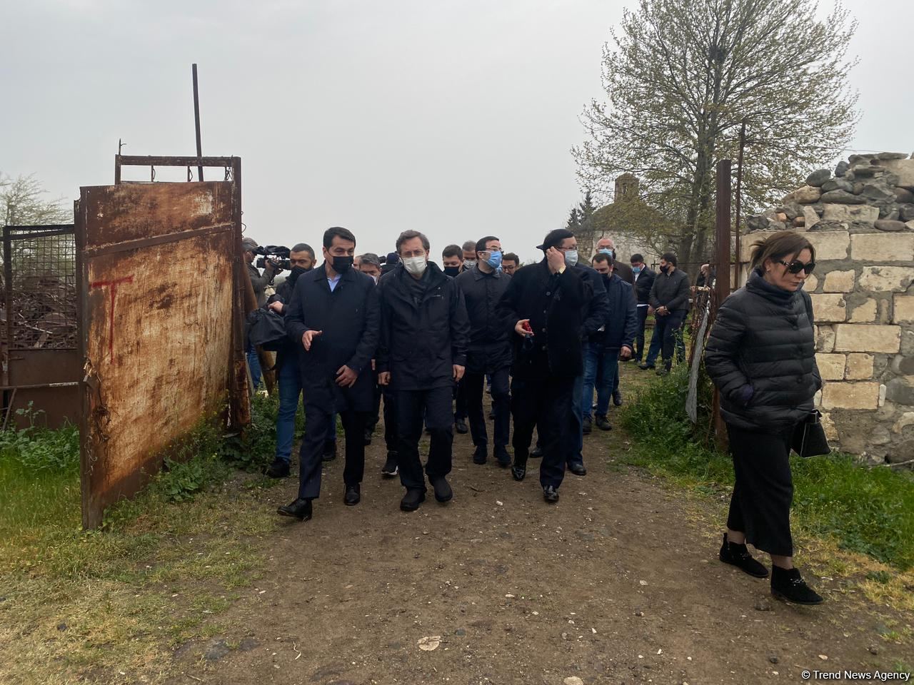 Delegation of Turkic Council visits Imarat cemetery destroyed by Armenians (PHOTO/VIDEO)