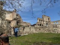 Azerbaijan's Albanian-Udi Christian community members visit ancient temple in Tugh - Trend TV (PHOTO)