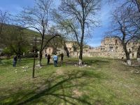 Azerbaijan's Albanian-Udi Christian community members visit ancient temple in Tugh - Trend TV (PHOTO)