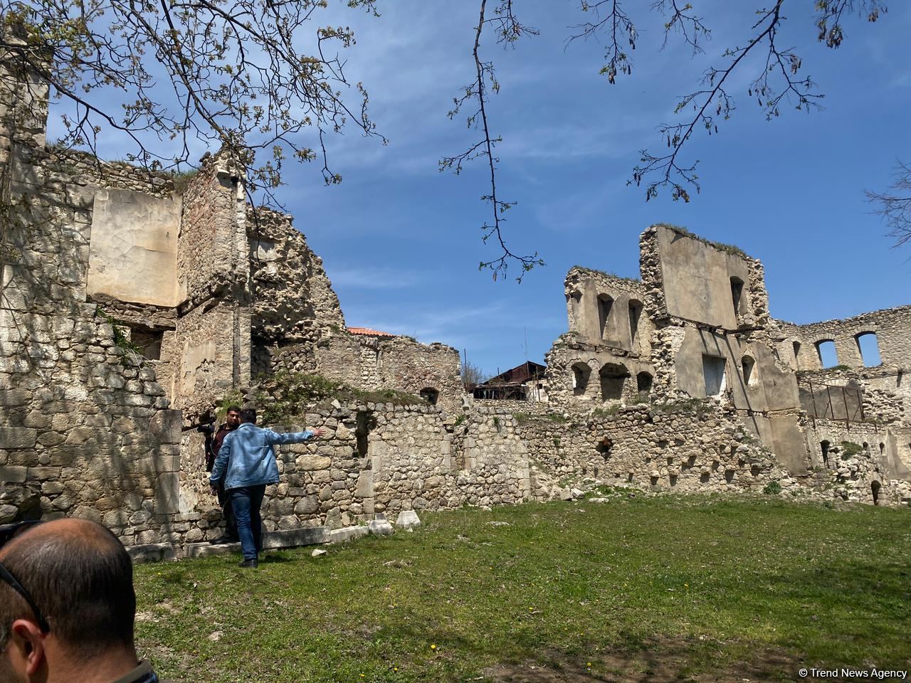 Azerbaijan's Albanian-Udi Christian community members visit ancient temple in Tugh - Trend TV (PHOTO)