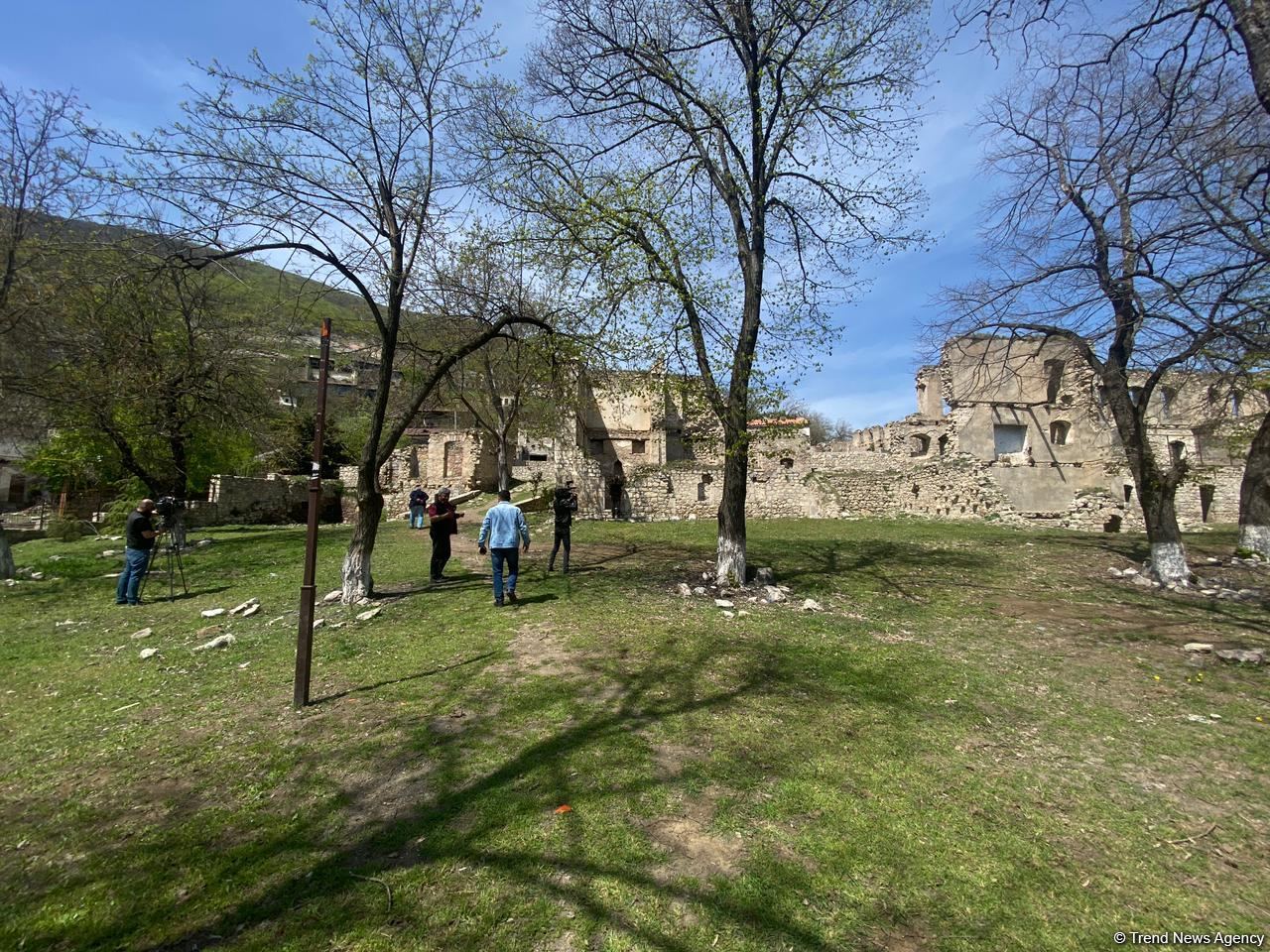 Azerbaijan's Albanian-Udi Christian community members visit ancient temple in Tugh - Trend TV (PHOTO)