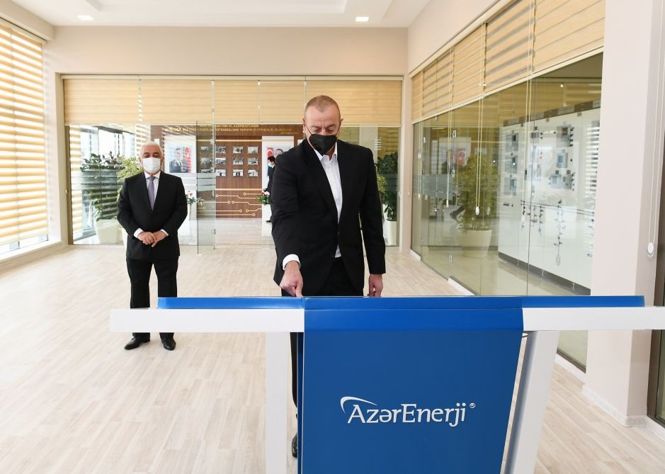 President Ilham Aliyev inaugurates newly renovated “Hovsan” and “Mashtagha” substations (PHOTO)