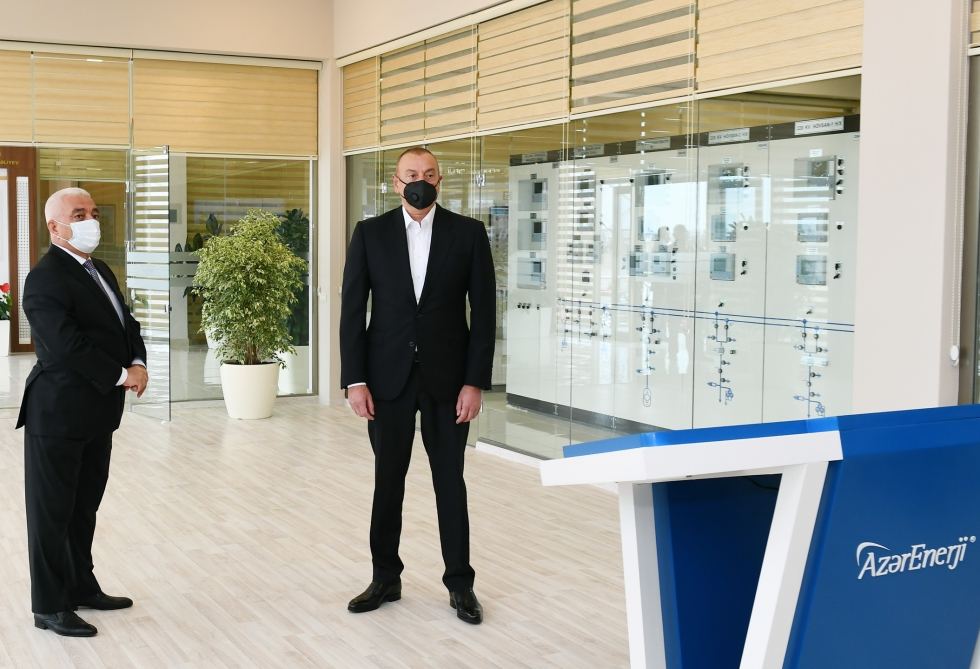 President Ilham Aliyev inaugurates newly renovated “Hovsan” and “Mashtagha” substations (PHOTO)