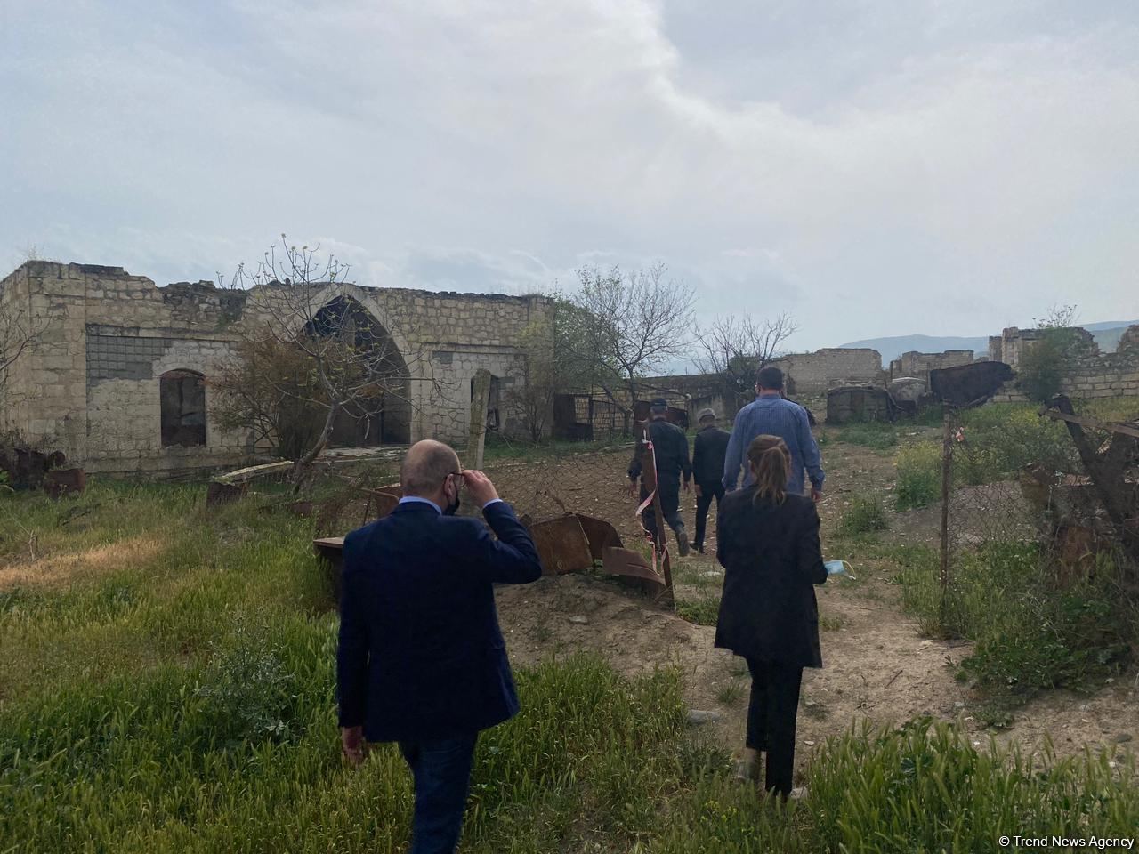Visit of Israeli journalists to Azerbaijan’s Aghdam district ends (PHOTO)